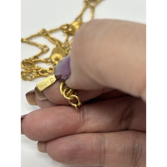Monet Gold Tone Necklace - Picture 3 of 7